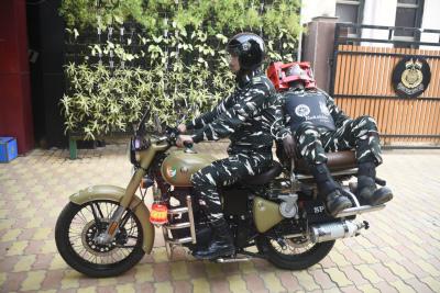 CRPF's New Bike Ambulance 'Rakshita'