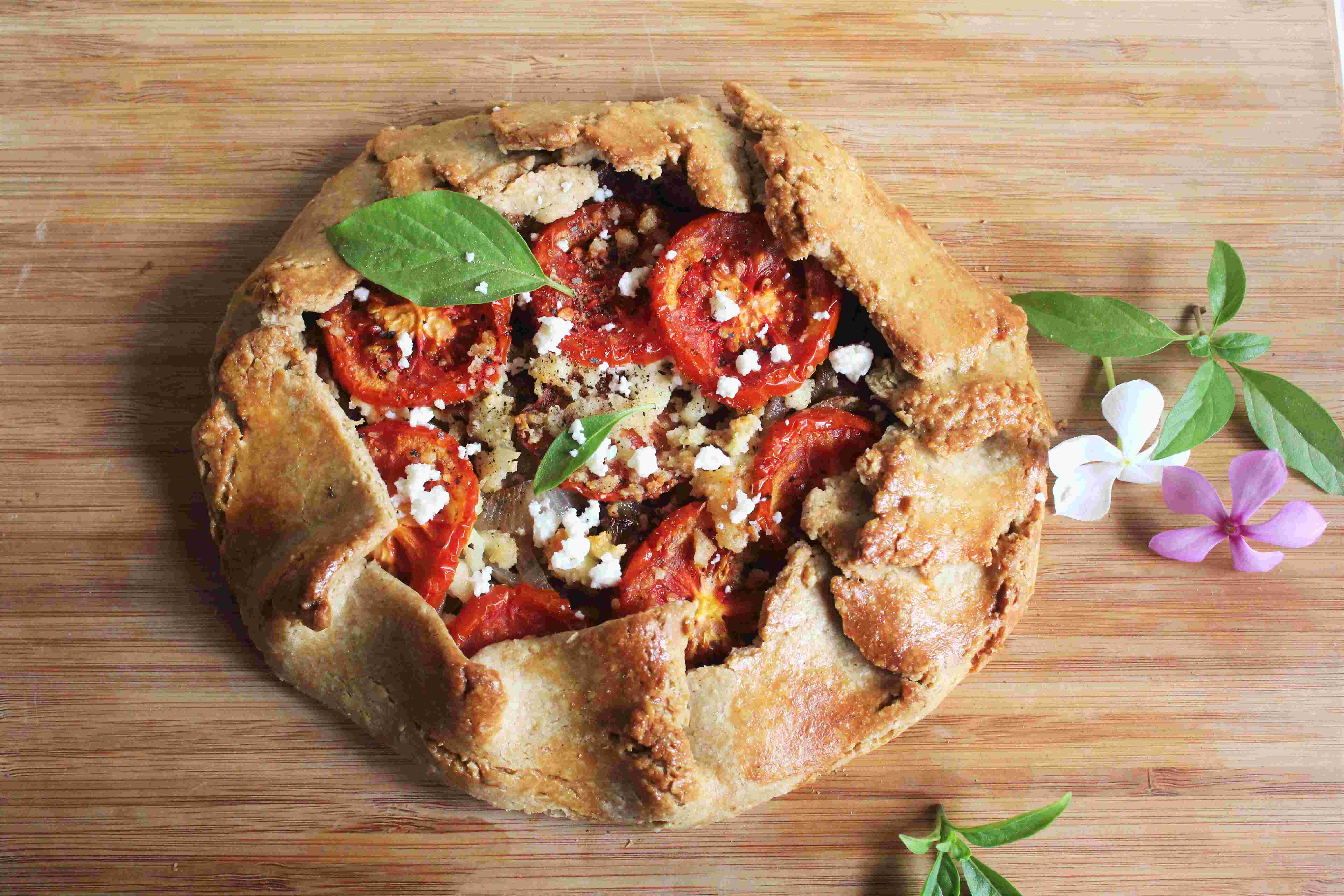 Tomato onion galette CULINARY CORNER