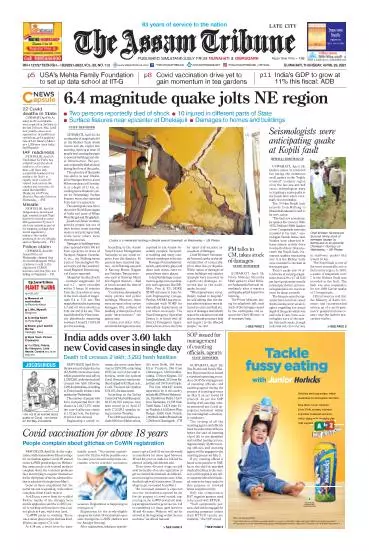 The Assam Tribune 29-04-2021