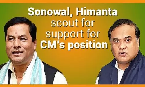 Sonowal, Himanta scout for support for CMs position