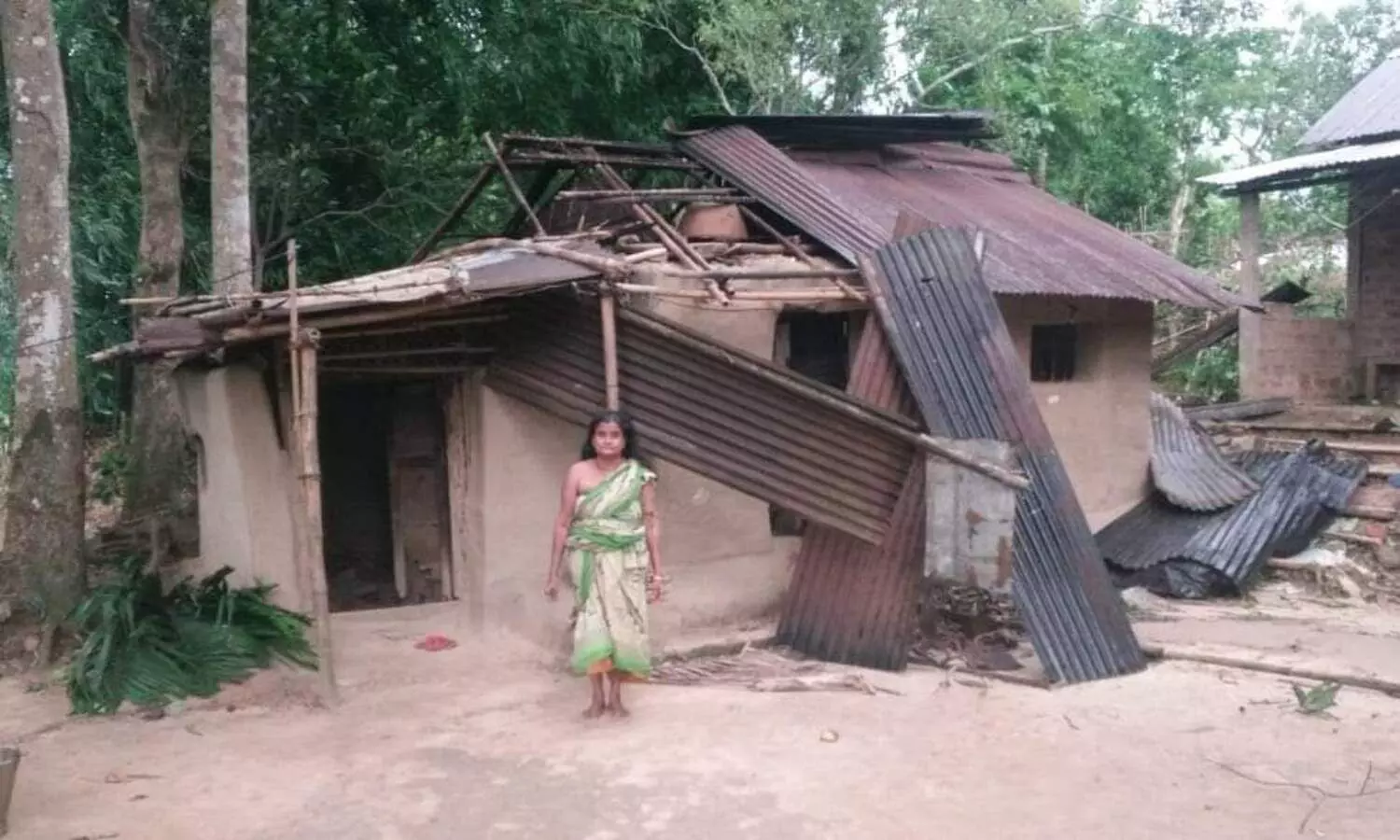 Storm leaves many affected in Patharkandi, MLA assures assistance