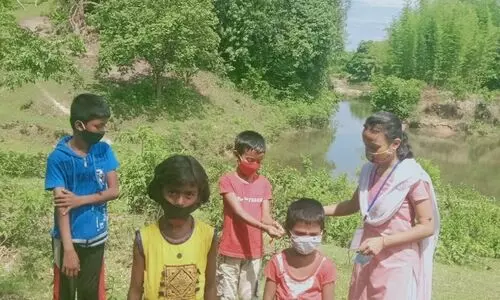 Yeomen service by NSS volunteers of Womens College, Silchar