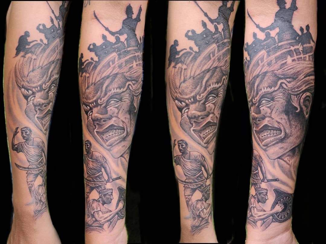 Club Xclusive - Artist - Bhagyaraj Barua Mechanical Tattoo done recently.  Thanks for looking. #tattoo #tat #inked #bnginksociety #blacwork #3d  #3dtattoo #3dtattoos #guwahati #tattooartist #tattooideas #tattooist #man  #machine #tattooing #assam ...