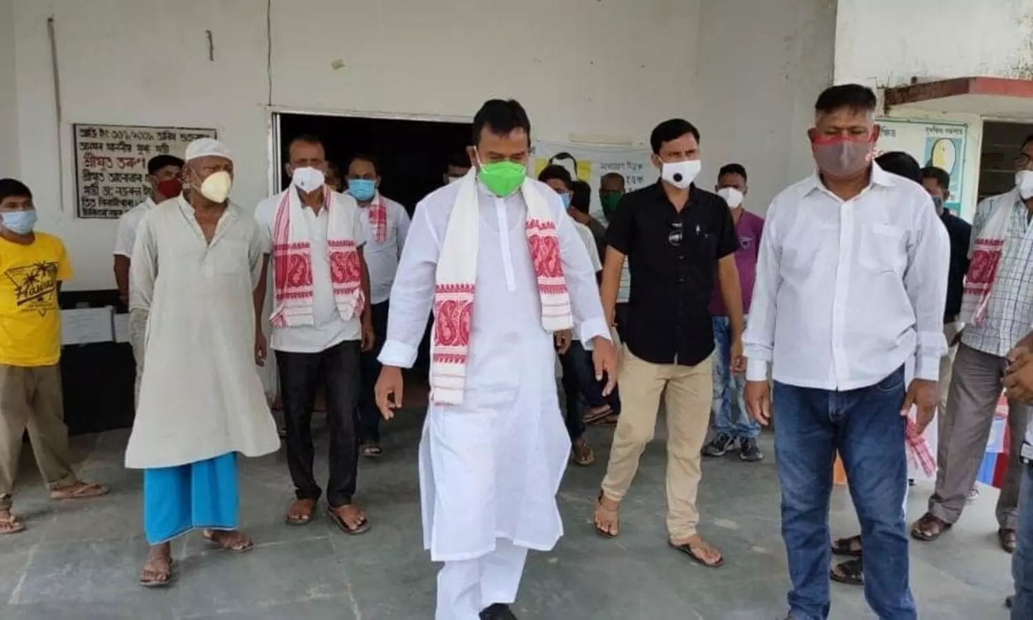 MLA took stock of Covid situation at Chapar