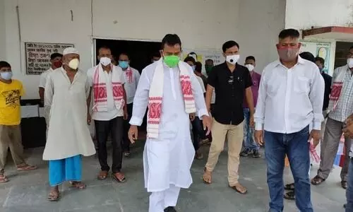 MLA took stock of Covid situation at Chapar