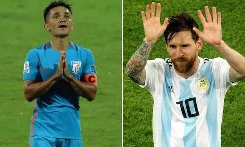 Sunil Chhetri overtakes Messi, one goal away from entering all-time top-10