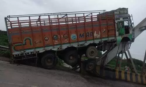 Truck rams into bridge in Karimganj, no casualties reported