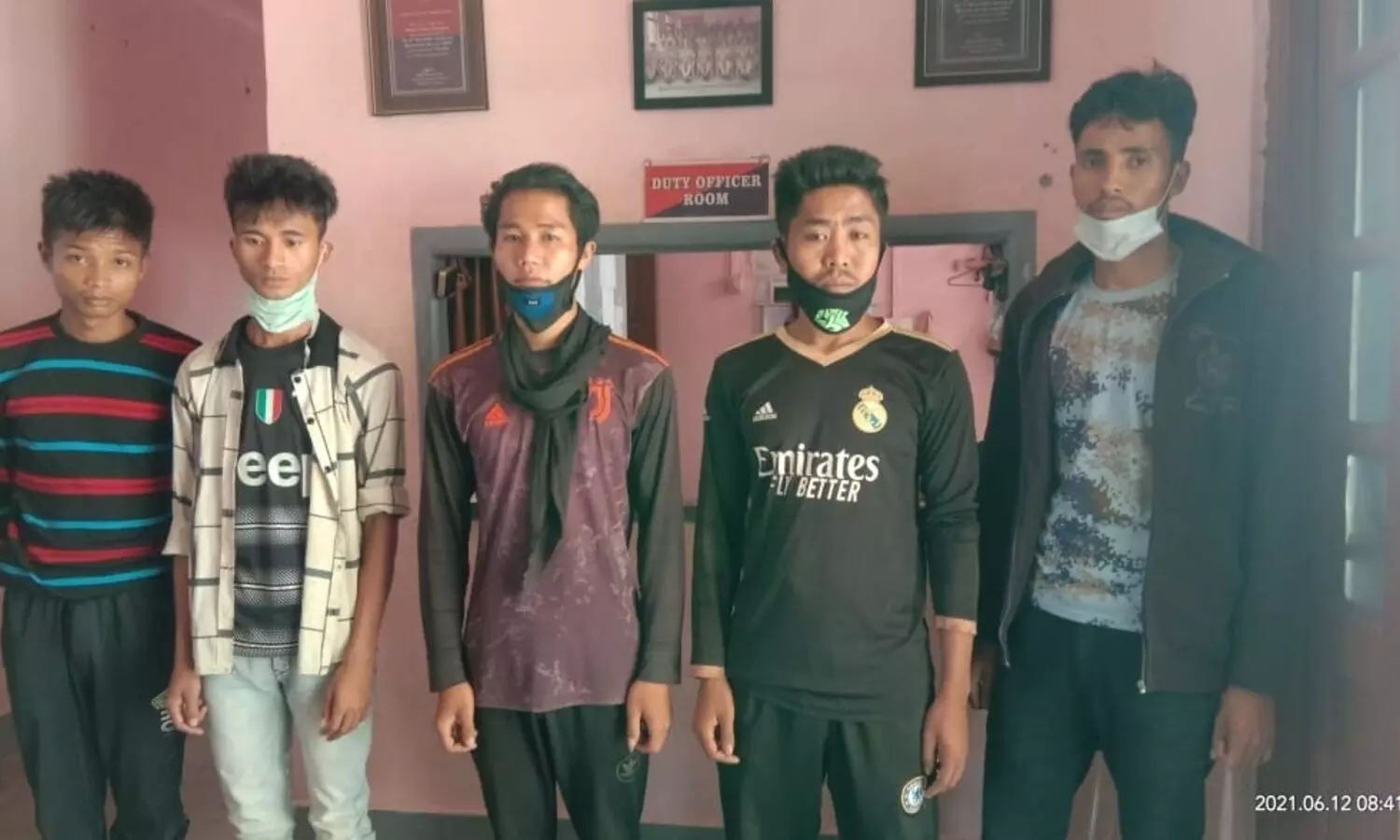 5 Myanmar militants held with arms in Mizoram