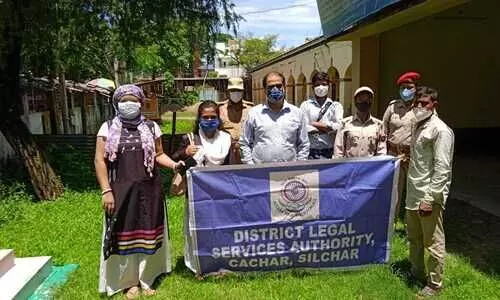 DLSA Cachar distributes second phase of ration to sex workers of Silchar