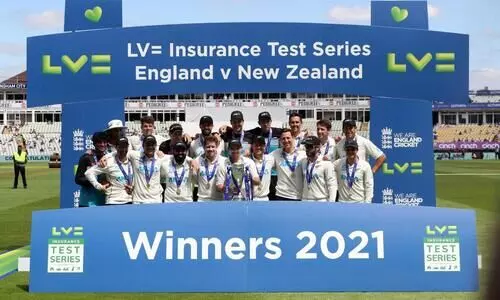 New Zealand secure rare away Test series win against England