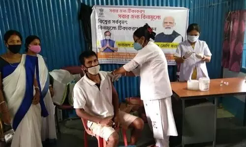Cachar witnesses spurt in COVID-19 inoculation, over 18,000 doses jabbed on Tuesday