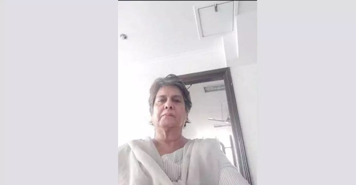 Wife of late Union Minister P Rangarajan Kumaramangalam found murdered in Delhi; suspect held Wife of late Union Minister P Rangarajan Kumaramangalam found murdered in Delhi; suspect held
