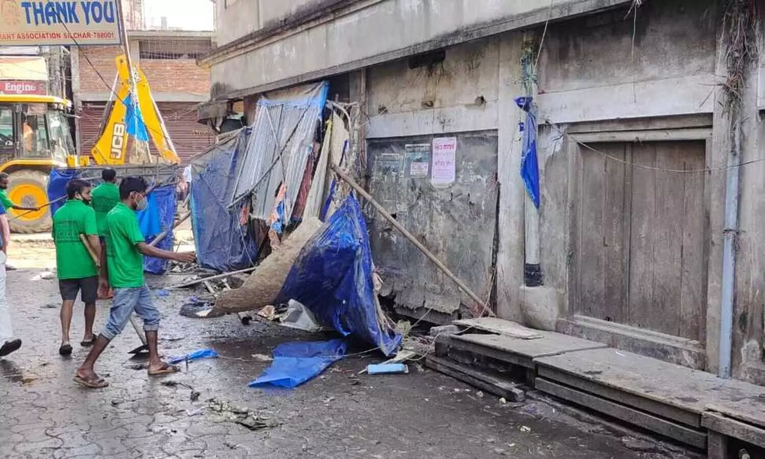 Silchar Civic Board initiates drive to remove unauthorised hoardings, banners