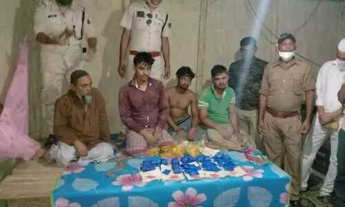 Four arrested with Yaba tablets worth rupees 50 lakhs