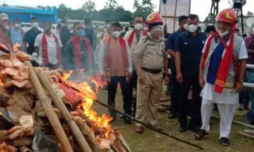 Confiscated drugs destroyed in Karbi Anglong
