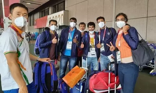 First batch of Indian contingent reaches Tokyo after rousing send-off