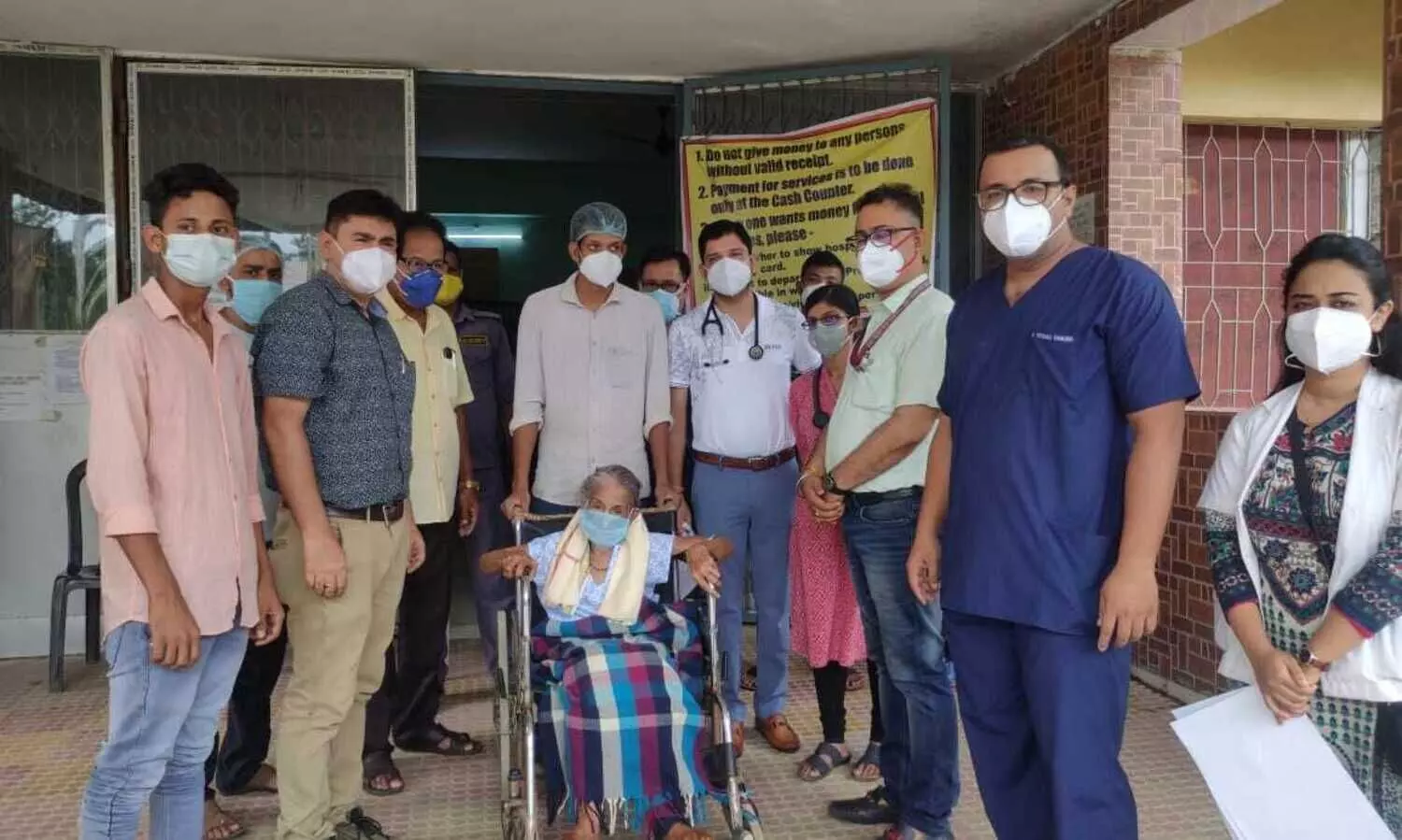 97 year old woman beats COVID 19, discharged from SMCH