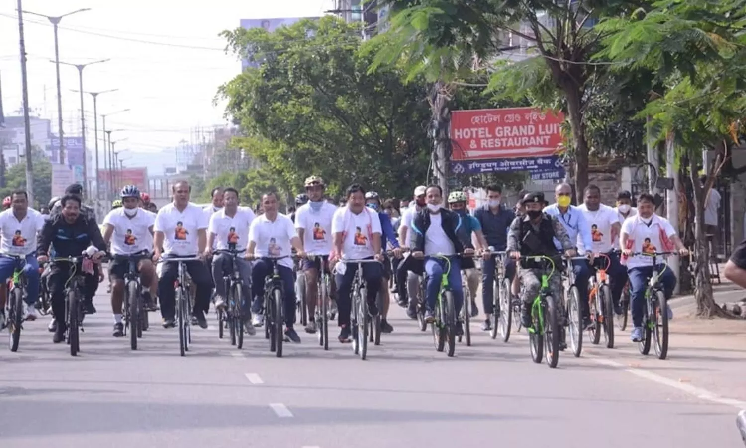 Assam cycles to wish Olympics boxer Lovlina Borgohain