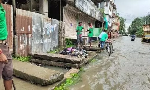 Water logging woes haunt Silchar residents yet again