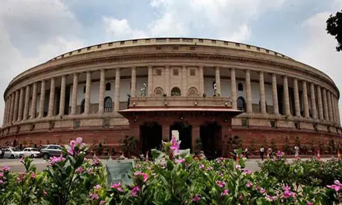 Opposition parties protest against GST hike, raise slogans against govt in Parliament premises