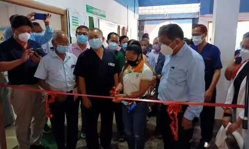 Mirabai inaugurates sports medicine machine at RIMS