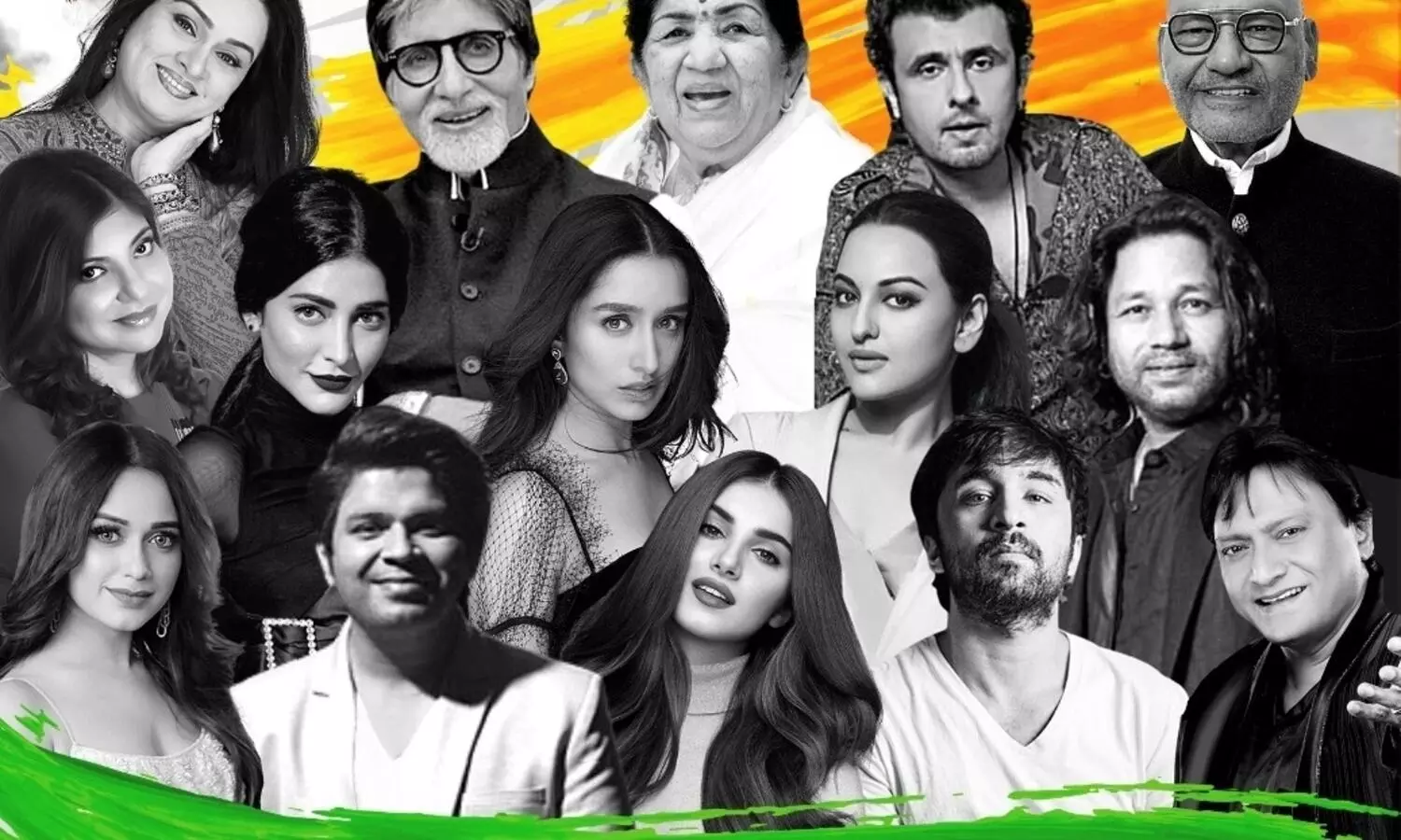 Lata Mangeshkar, Amitabh Bachchan, Sonu Nigam sing together for Hum Hindustani