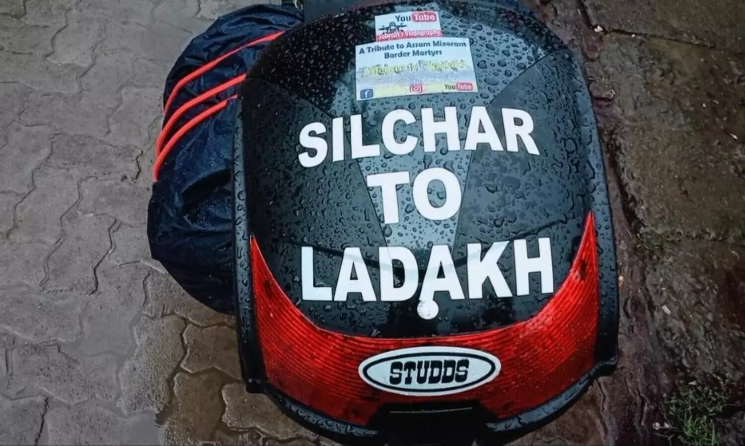 Silchar Adventurist sets forth to Ladakh to pay tributes to martyred Assam Police jawans