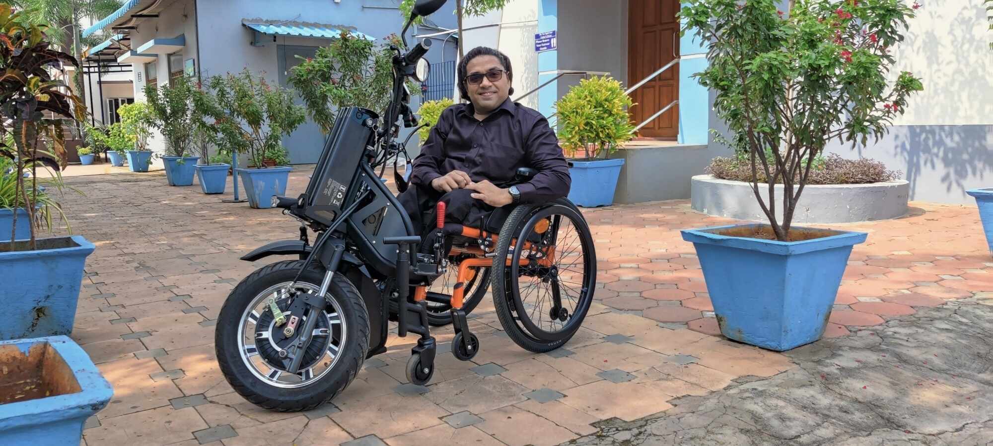 IITM develops India's first motorised wheelchair vehicle