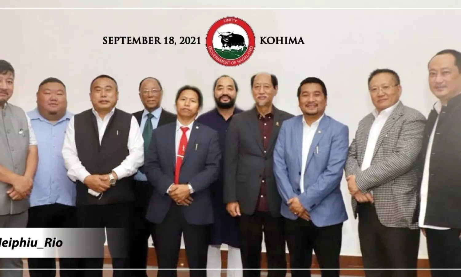 Opposition less all-party UDA govt formed in Nagaland