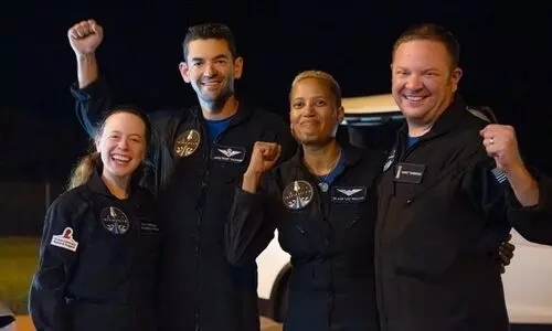 SpaceXs all-civilian crew returns to Earth safely