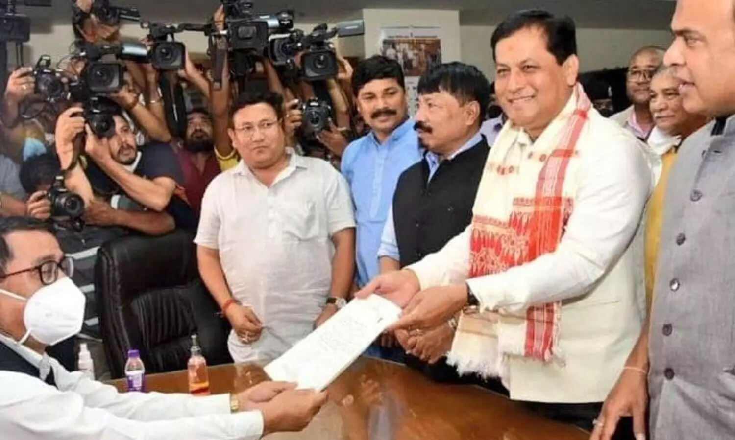 Sonowal files RS nomination from Assam, likely to be elected unopposed