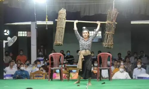Manipurs popular Shumang Leela play on Olympic medalist Mirabai Chanu premiered