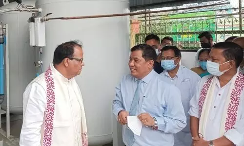 Manipur: Union Minister inaugurates PSA plant at RIMS