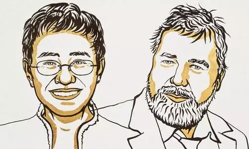 Journalists from Philippines, Russia given Nobel Peace Prize