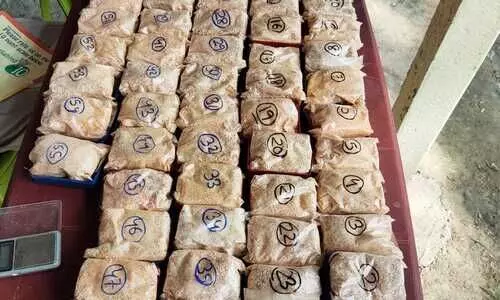 Drug seized at Laharijan, two held