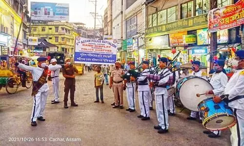 6th AP Bn puts up spectacular band display in honour of police martyrs