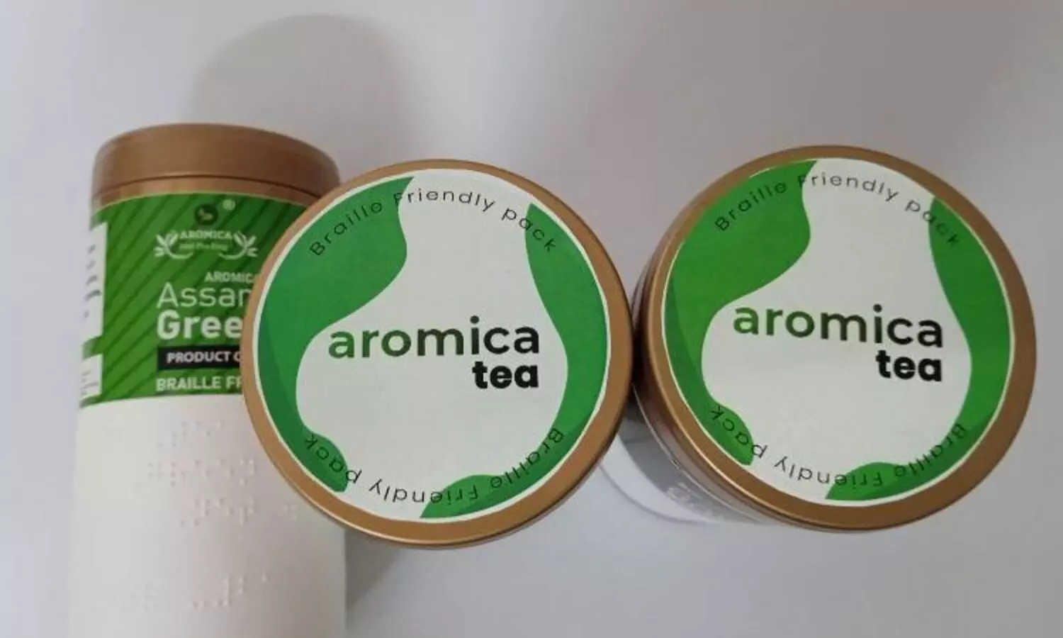 Aromica Tea launches braille friendly tea packets