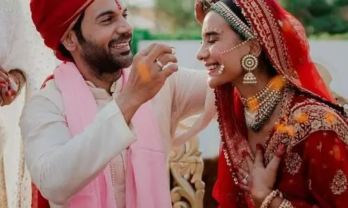 Rajkummar Rao and Patralekhaa are married, share first pics as husband and wife