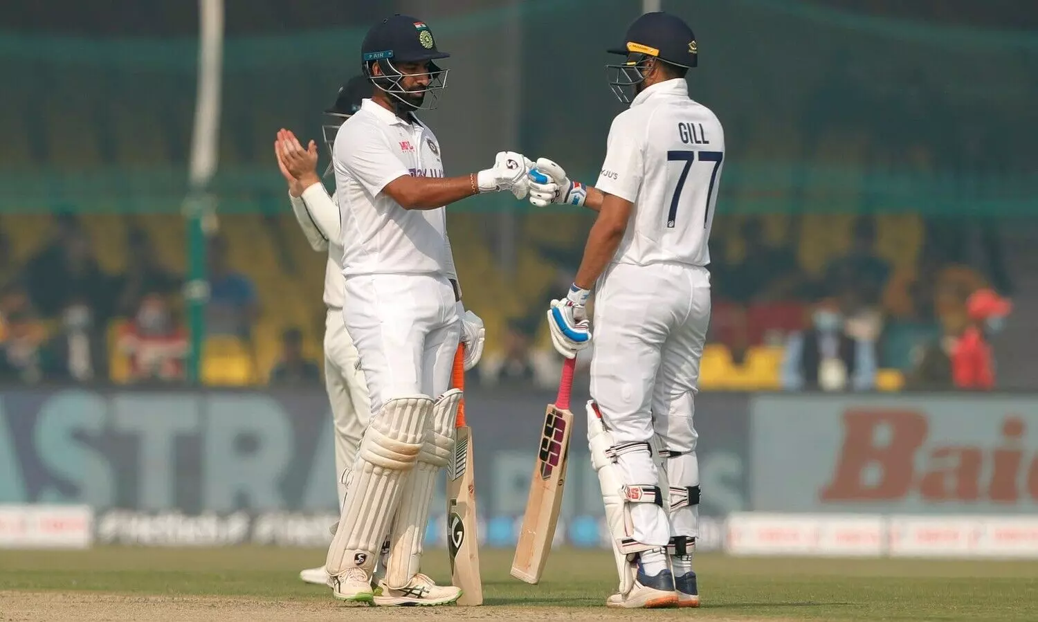 IND v NZ: Gill half-century steers India to 82/1 at lunch