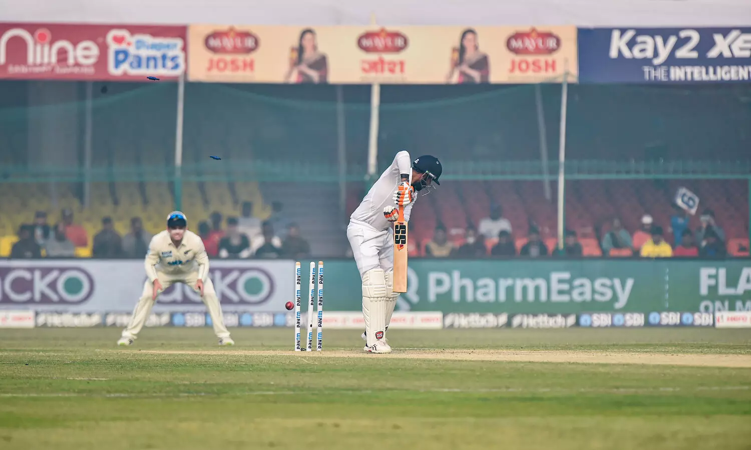 India reach 339 for 8 at lunch on Day 2 of first Test against NZ