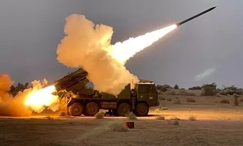 India successfully tests multi barrel rocket launcher system Pinaka-ER