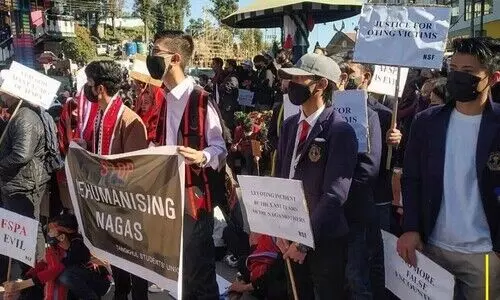 NSF holds mega rally to demand AFSPA repeal, justice for Oting victims