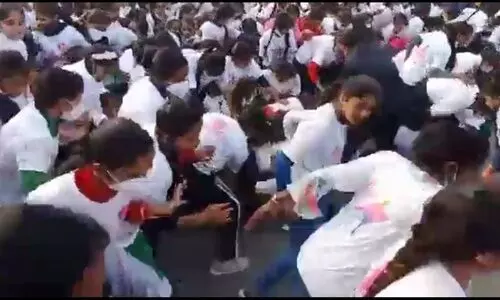 Girls participating in run organised by Cong hurt in stampede-like situation in UPs Bareilly