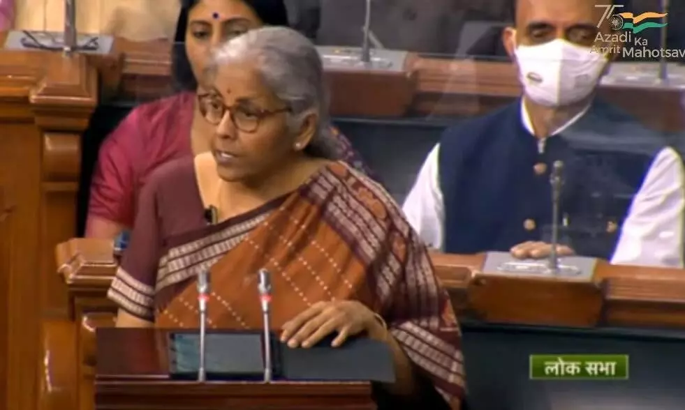 Nirmala Sitharaman delivers Budget 2022-23 in shortest speech Nirmala Sitharaman delivers Budget 2022-23 in shortest speech