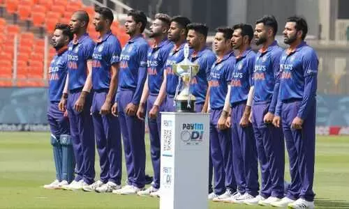 Indian team wears black armbands to pay respect to late Lata Mangeshkar