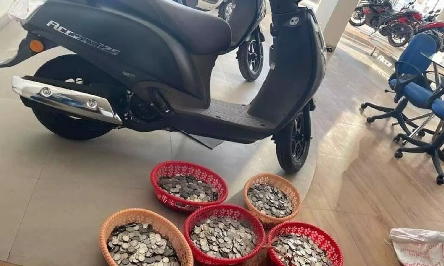 Barpeta man buys scooter with thousands of coins