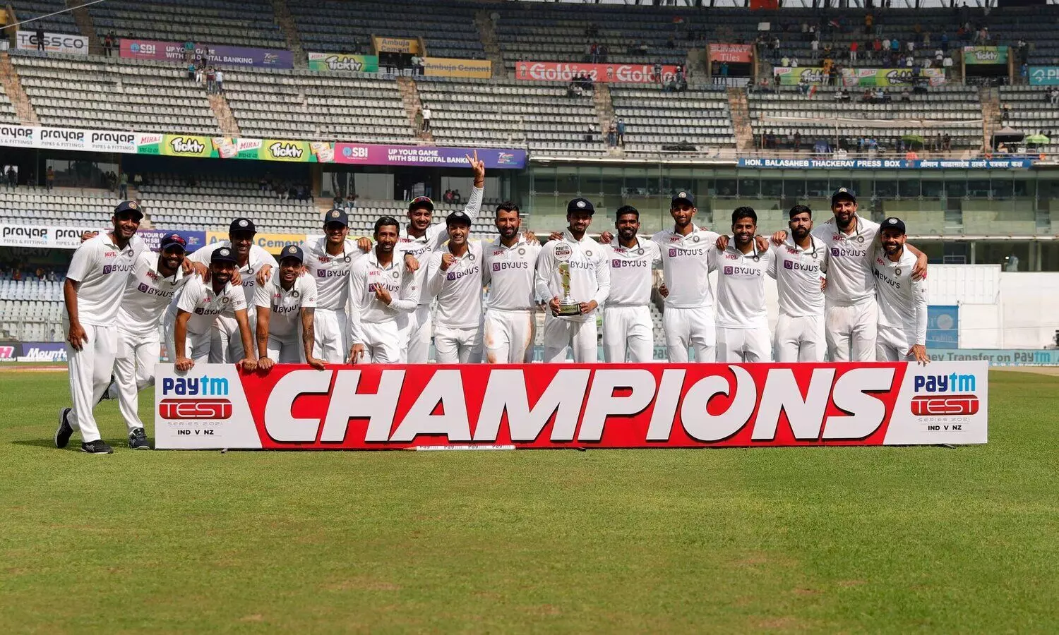 India remain 5th in WTC standings