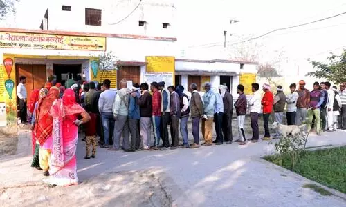 UP polls: 8.15 per cent voter turnout till 9 am