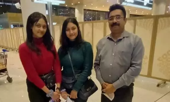 Assam students stranded in Ukraine reach India Assam students stranded in Ukraine reach India