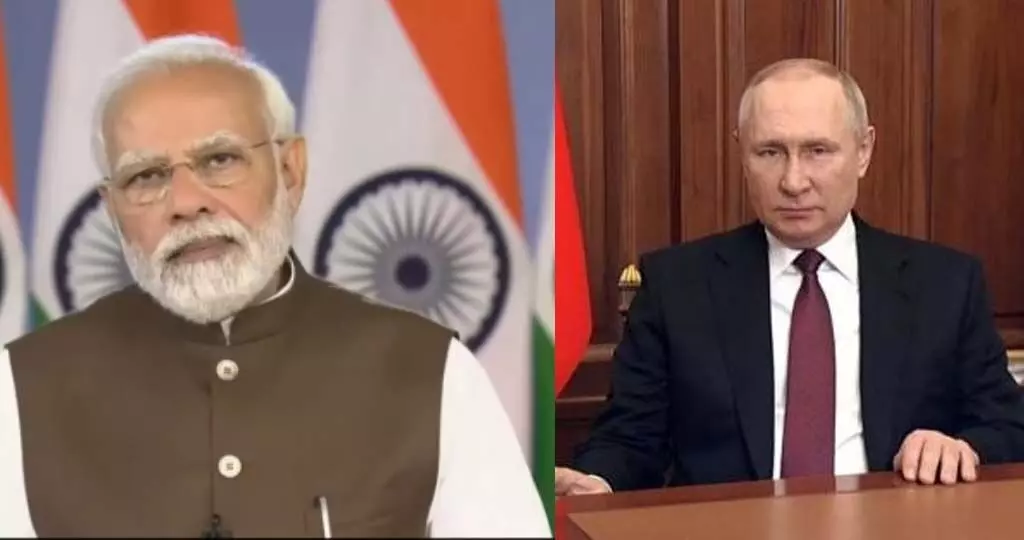 Modi urges Putin to hold direct talks with Zelenskyy
